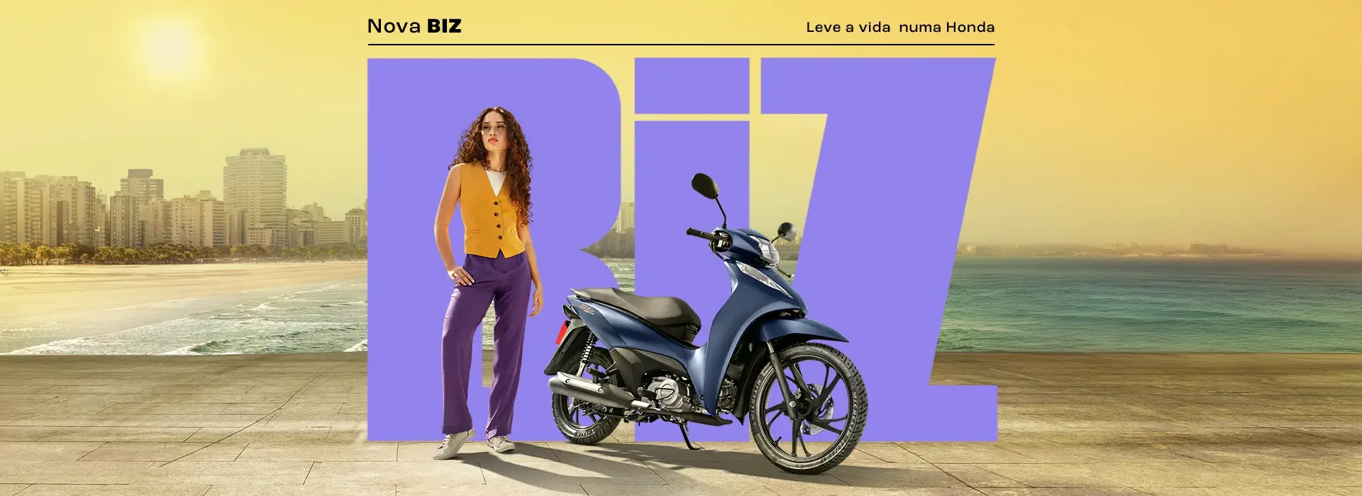 Banner Header Da Moto Honda NXR 160 Bros ESDD Branco 2024