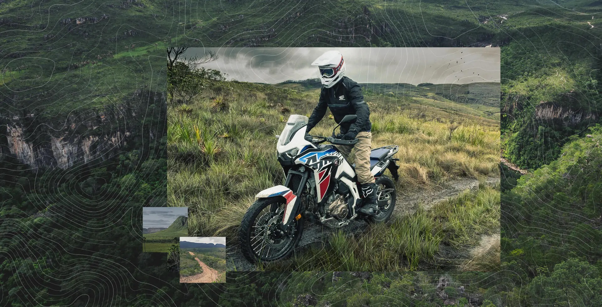 Banner Header Da Moto Honda NXR 160 Bros ESDD Branco 2024