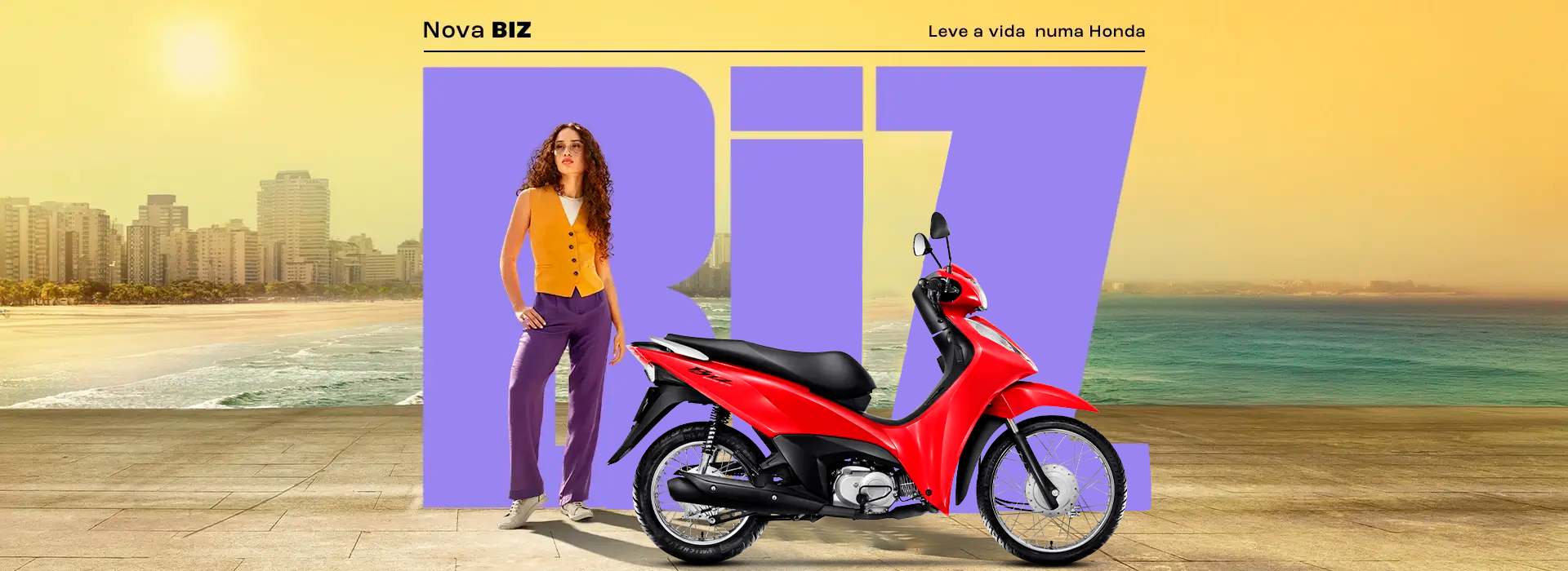 Banner Header Da Moto Honda NXR 160 Bros ESDD Branco 2024