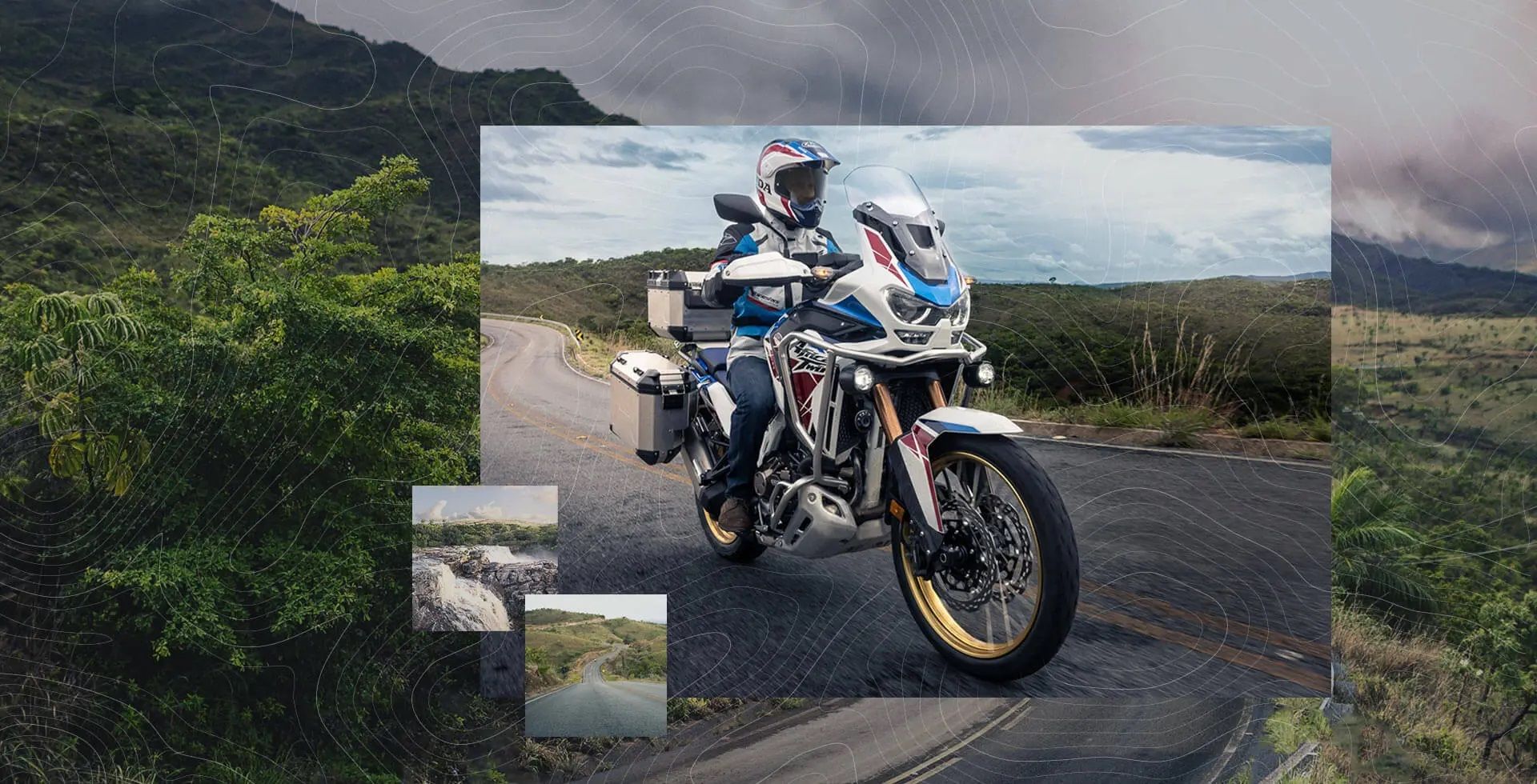 Banner Header Da Moto Honda NXR 160 Bros ESDD Branco 2024