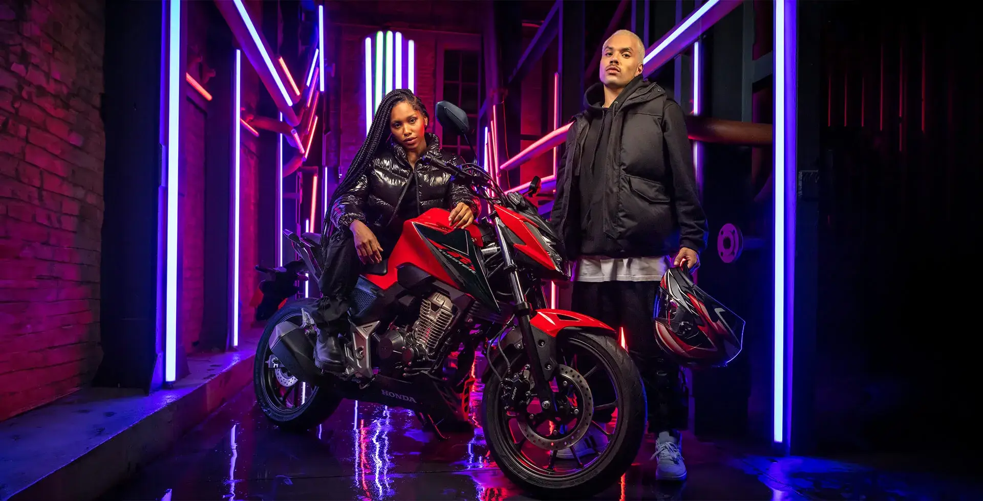 Banner Header Da Moto Honda NXR 160 Bros ESDD Branco 2024