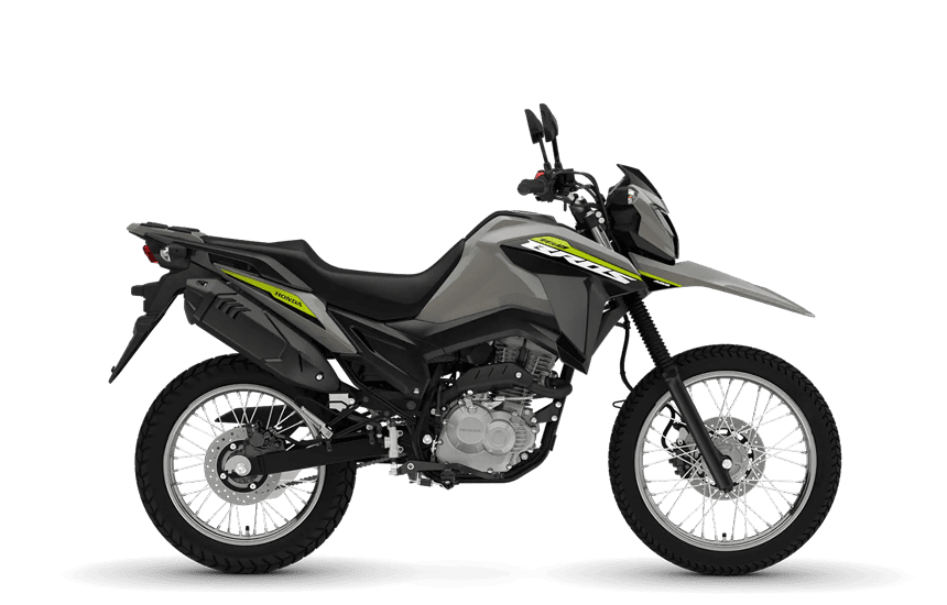 Imagem Home Da Moto Cinza e Preto Cinza e Preto